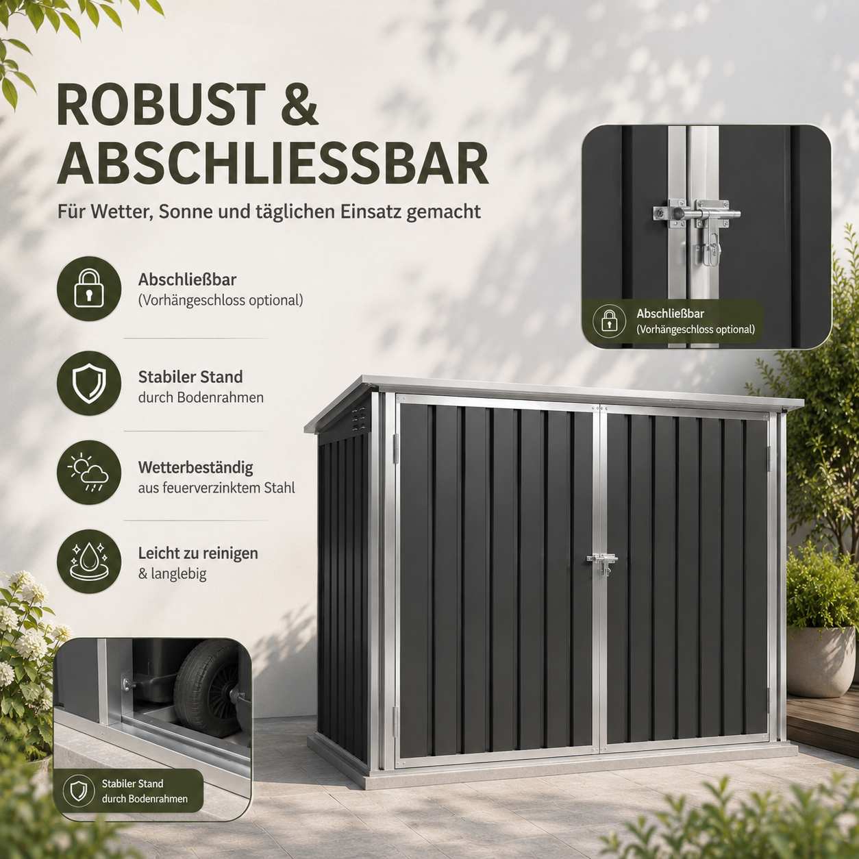 Althoff Mülltonnenbox DuoLine