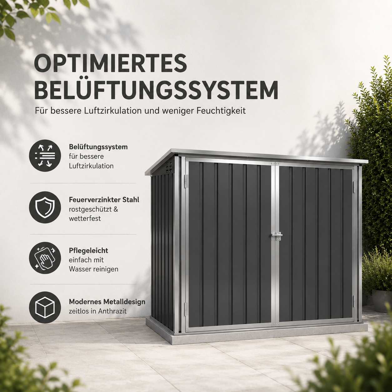 Althoff Mülltonnenbox DuoLine